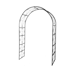 Pergola metalowa łuk czarna