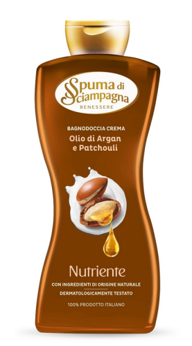 Laskozas_spuma_di_sciampagna_Płyn_do_kąpieli_olio_di_argan_Paczula